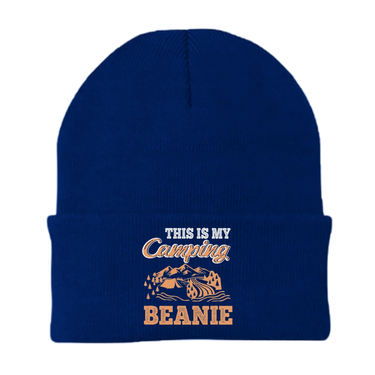 This Is My Camping Embroidered Beanie